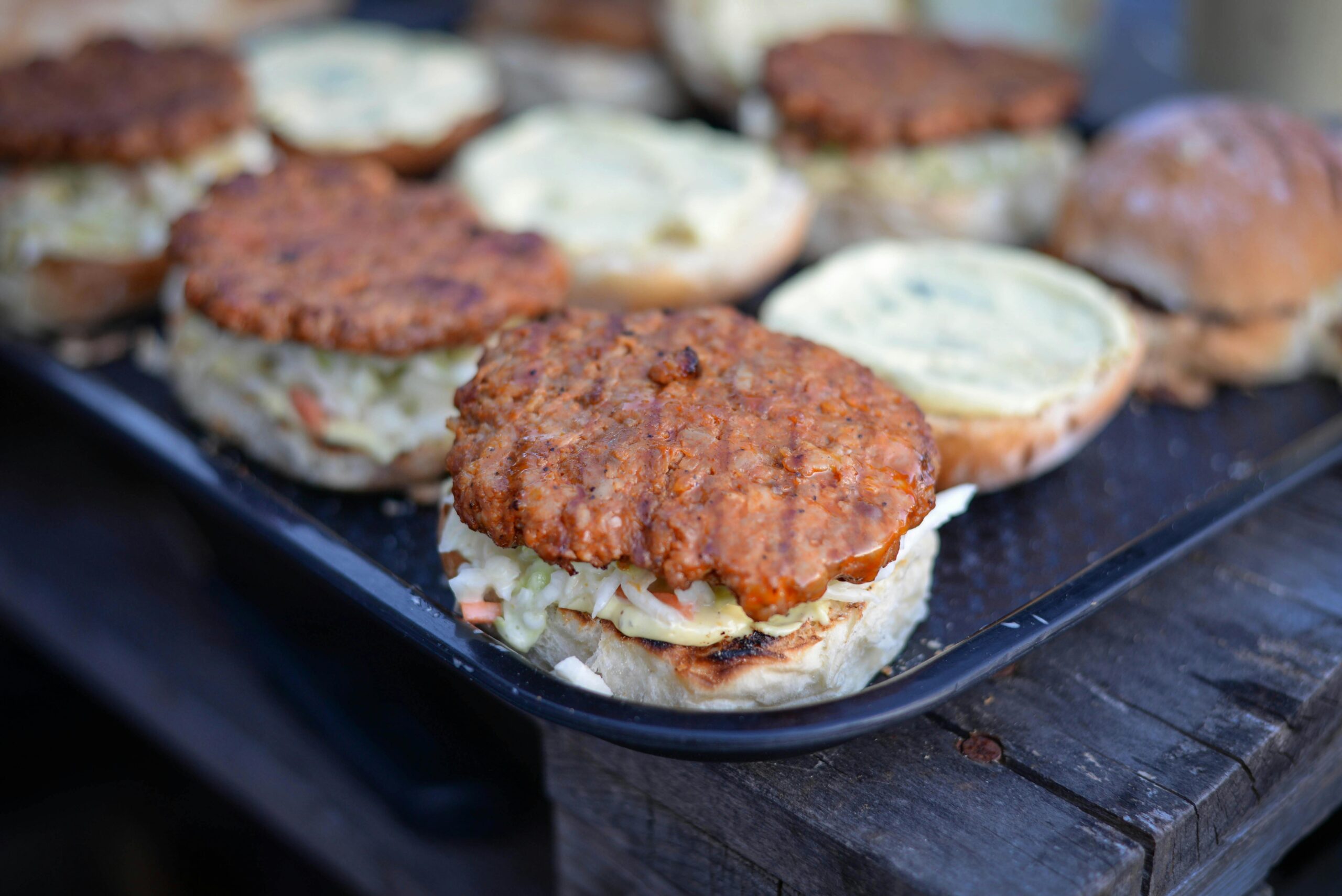 Moroccan Veggie Burger